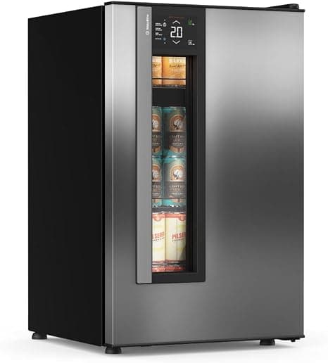 Cervejeira Metalfrio Beer Maxx One 114 Litros Inverter inox com porta visor Glass Viewer e display digital
